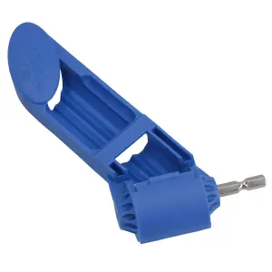 Ez Drill Bit Sharpener with 1/4" Hex Shank 100 Grit Grinding Stone