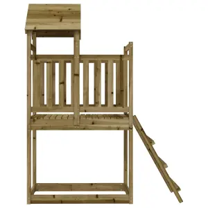 Berkfield Outdoor Playset 53x110x214 cm Impregnated Wood Pine