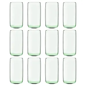 Pasabahce Aware Iconic Recycled Highball Glasses - 365ml - Green - Pack of 12