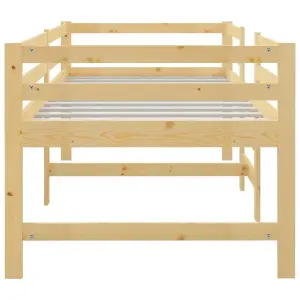 Berkfield Bed Frame 90x200 cm Solid Wood Pine