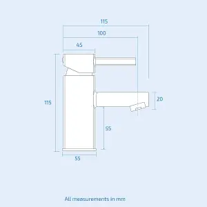 Nes Home 2 In 1 Compact Close Coupled Toilet & Basin Combo Unit with Mono Basin Mixer Tap