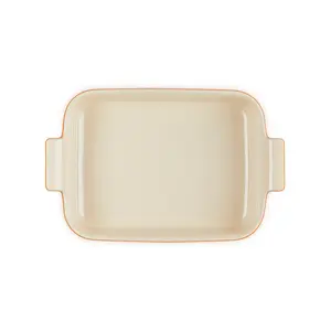 Le Creuset Stoneware Heritage Rectangular Dish Volcanic / 19cm