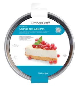 KitchenCraft Non-Stick 20cm Loose Base Spring Form Cake Pan