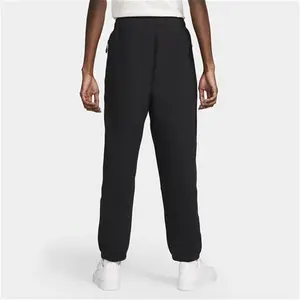 Nike Solo Swoosh Men's Fleece Trousers - Black - Cotton/Polyester