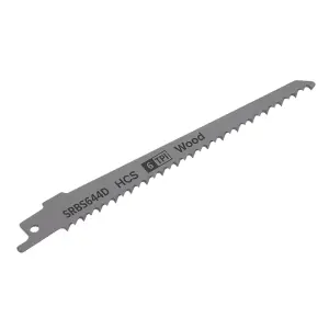 Reciprocating Saw Blade Clean Wood 150mm HCS 6tpi Pack of 5 by Ufixt