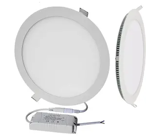 24W Recessed Round LED Mini Panel 280mm diameter (Hole Size 265mm), 4000K (Pack of 4)