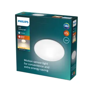 Philips LED Shan Ceiling Light 27K 12W, Warm White