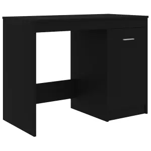 Berkfield Desk Black 100x50x76 cm Engineered Wood