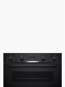 Bosch Series 4 NBS533BB0B Built Under Electric Double Oven, Black