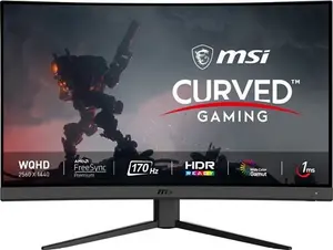 MSI 27" G27CQ4 E2 2560X1440 VA 170Hz 1Ms Freesync Curved Widescreen Gaming Monitor