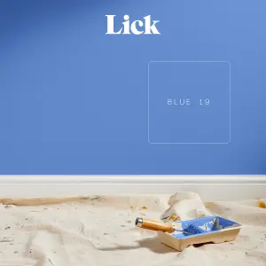 Lick Blue 19 Matt Emulsion paint, 2.5L