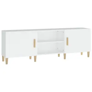 Berkfield TV Cabinet White 150x30x50 cm Engineered Wood