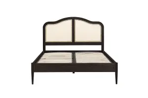 Birlea Leonie Super King Rattan Bed Black