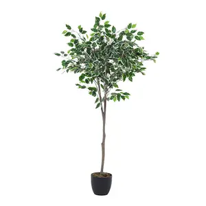 150cm H Garden Decoration Artificial Green Ficus with Pot