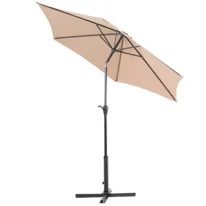 Market Garden Parasol 2.7 m Sand Beige VARESE