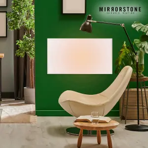 Mirrorstone 180W Classic Infrared Heating Panel With White Frame