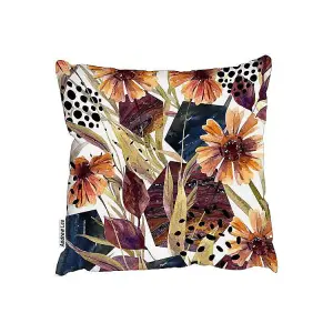 Autumn water colour leaves (Outdoor Cushion) / 60cm x 60cm