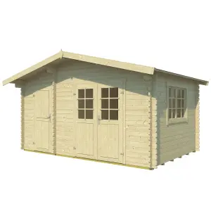 Lasita Osland Keila 34 Two Room Log Cabin - 4.25m x 2.8m - with Side Store