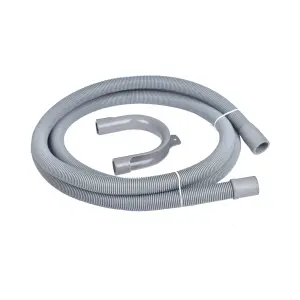 Flomasta Grey Push-fit Washing machine Hose, (L)1.5m