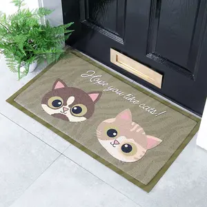 Hope You Like Cats Indoor & Outdoor Doormat - 70x40cm