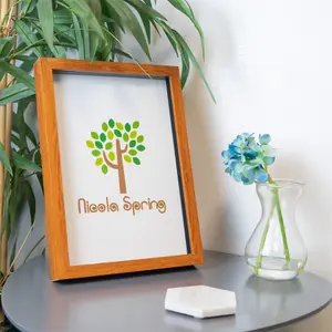 Nicola Spring - 3D Box Photo Frames - A4 (8 x 12") - Pack of 2