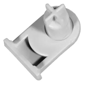 SPARES2GO Door Hinge Support Socket for Bosch fits Neff Fridge Freezer (White)