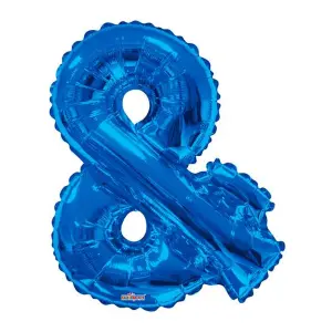 Kaleidoscope 34 Inch Foil Letter Blue Balloon Blue (E)