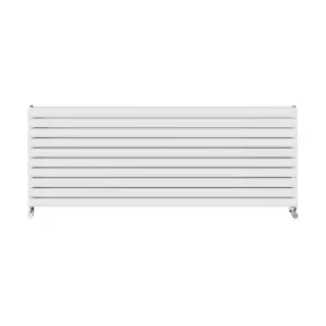 Right Radiators 1600x590 mm Horizontal Vertical Oval Column Radiator Double Panel Rads White