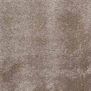 Modern Mink Shaggy Plain Easy To Clean Rug For Dining Room-80cm X 150cm