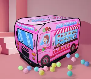 Pink Ice Cream Truck Children's Play Tent