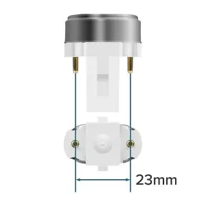 Crompton Lamps CFL PLS 9W 2-Pin Single Turn Cool White Frosted S-Type