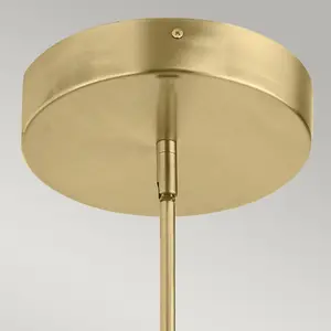 Luminosa Kichler Calters Integrated LED Pendant Ceiling Light Champagne Gold, 3000K