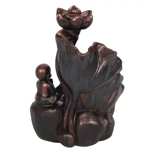 Something Different Buddha Backflow Incense Burner Brown (One Size)