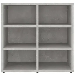 Berkfield Shoe Cabinets 2 pcs Concrete Grey 52.5x30x50 cm