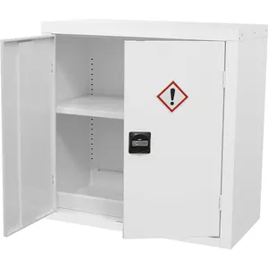 Durable Acid and Alkali Storage Cabinet with 2-Door Lock - 900x460x900mm