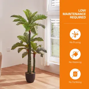 140cm H Artificial Phoenix Fern Tree in Pot for Home Outdoor Indoor