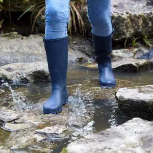 Verve Navy Women's Wellington boots, Size 6