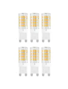 Extrastar 3.3W LED Mini Bulb G9, 6500K (pack of 6)