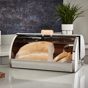 Tower T826003WR Roll Top Bread Bin