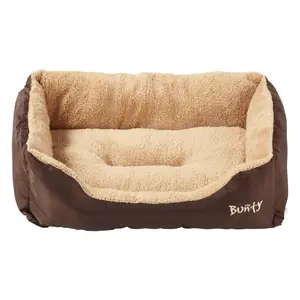 Bacup Polyester Pet Bed Blue / Medium (61 cm L x 48 cm W)