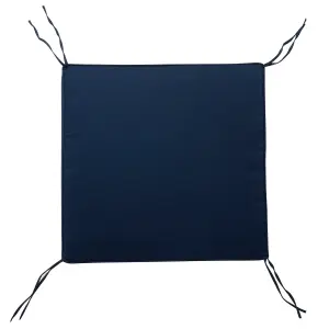 Garden Chair BALTIC Acacia Wood Navy Blue