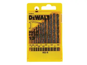 Dewalt DT5912 HSS Jobber Drill Bit Set 13 Piece DT5912-QZ Metal Steel Iron