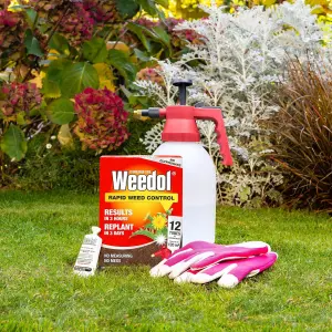 Weedol Rapid Weed Killer Liquid Concentrate 12 Tubes Treats 120m2 Weed Control