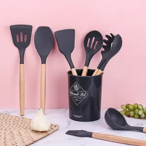 Yaheetech 12 Piece Cooking Utensil Set Black