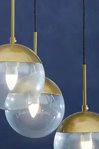 Interiors by Premier Revive Gold Finish Pendant Light