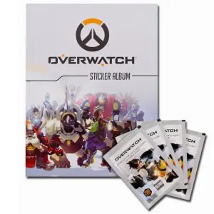 Overwatch Sticker Book Starter Pack Album Incl. 4 Sticker Packs