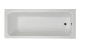 Cooke & Lewis Shaftesbury Classic White Rectangular Straight Bath (L)170cm (W)70cm