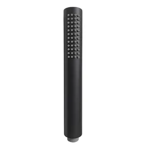 Nes Home Minimalist Pencil Handheld Shower Head Handset Matte Black