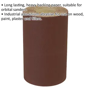 High-Quality Aluminium Abrasive Sanding Roll - 115mm x 5m - Extra Fine 180 Grit for Wood and Plaster