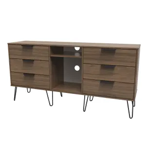 Fuji 6 Drawer Sideboard in Carini Walnut (Ready Assembled)